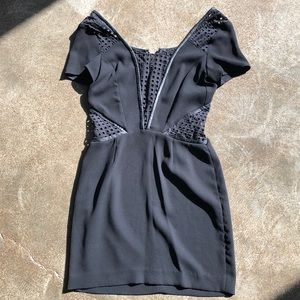 Black The Kooples Mini Dress Size XS